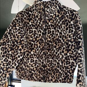 American Eagle Outfitters Leopard Print Jacket